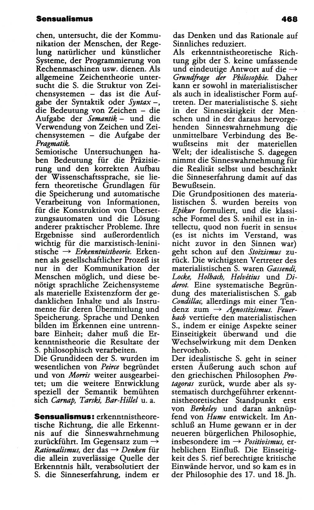 Wörterbuch der marxistisch-leninistischen Philosophie [Deutsche Demokratische Republik (DDR)] 1985, Seite 468 (Wb. ML Phil. DDR 1985, S. 468)