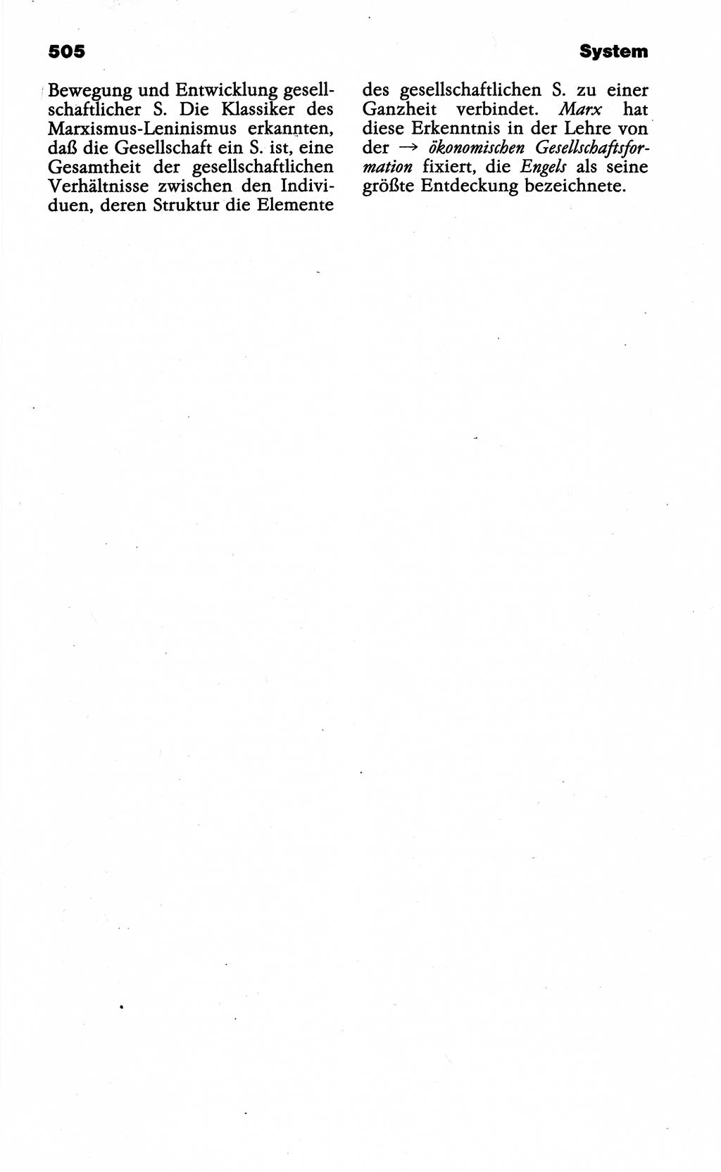 Wörterbuch der marxistisch-leninistischen Philosophie [Deutsche Demokratische Republik (DDR)] 1985, Seite 505 (Wb. ML Phil. DDR 1985, S. 505)