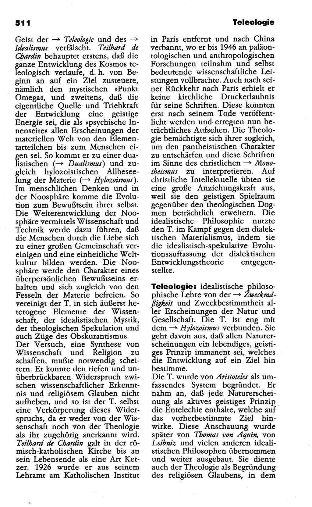 Wörterbuch der marxistisch-leninistischen Philosophie [Deutsche Demokratische Republik (DDR)] 1985, Seite 511 (Wb. ML Phil. DDR 1985, S. 511)
