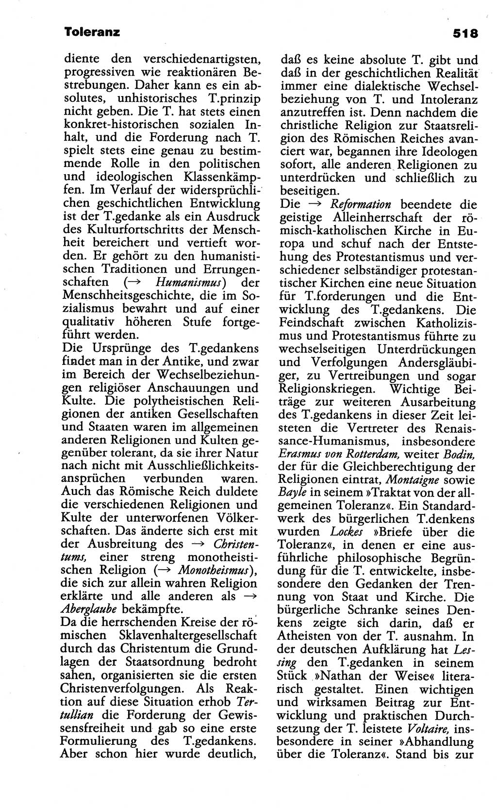 Wörterbuch der marxistisch-leninistischen Philosophie [Deutsche Demokratische Republik (DDR)] 1985, Seite 518 (Wb. ML Phil. DDR 1985, S. 518)