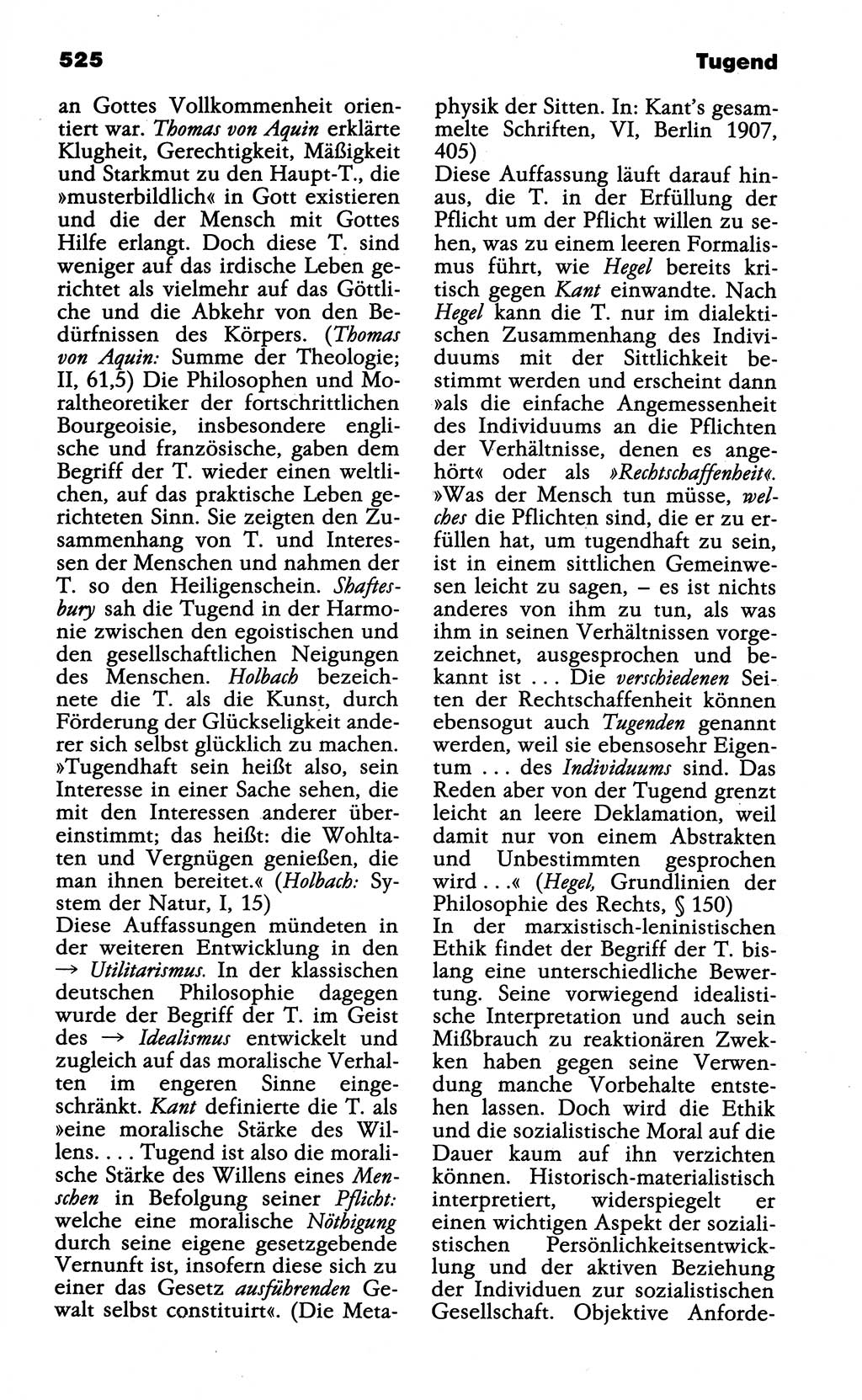 Wörterbuch der marxistisch-leninistischen Philosophie [Deutsche Demokratische Republik (DDR)] 1985, Seite 525 (Wb. ML Phil. DDR 1985, S. 525)