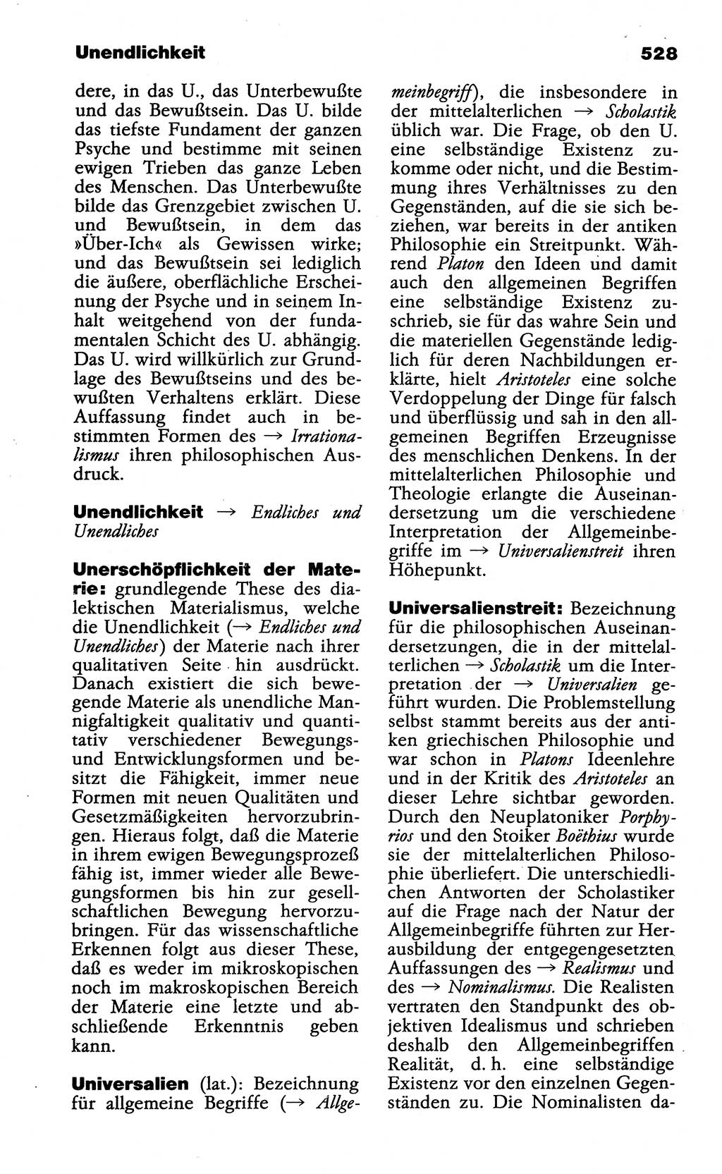 Wörterbuch der marxistisch-leninistischen Philosophie [Deutsche Demokratische Republik (DDR)] 1985, Seite 528 (Wb. ML Phil. DDR 1985, S. 528)