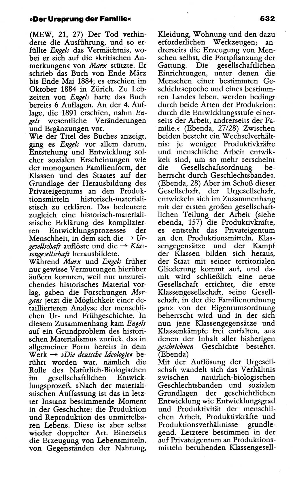 Wörterbuch der marxistisch-leninistischen Philosophie [Deutsche Demokratische Republik (DDR)] 1985, Seite 532 (Wb. ML Phil. DDR 1985, S. 532)