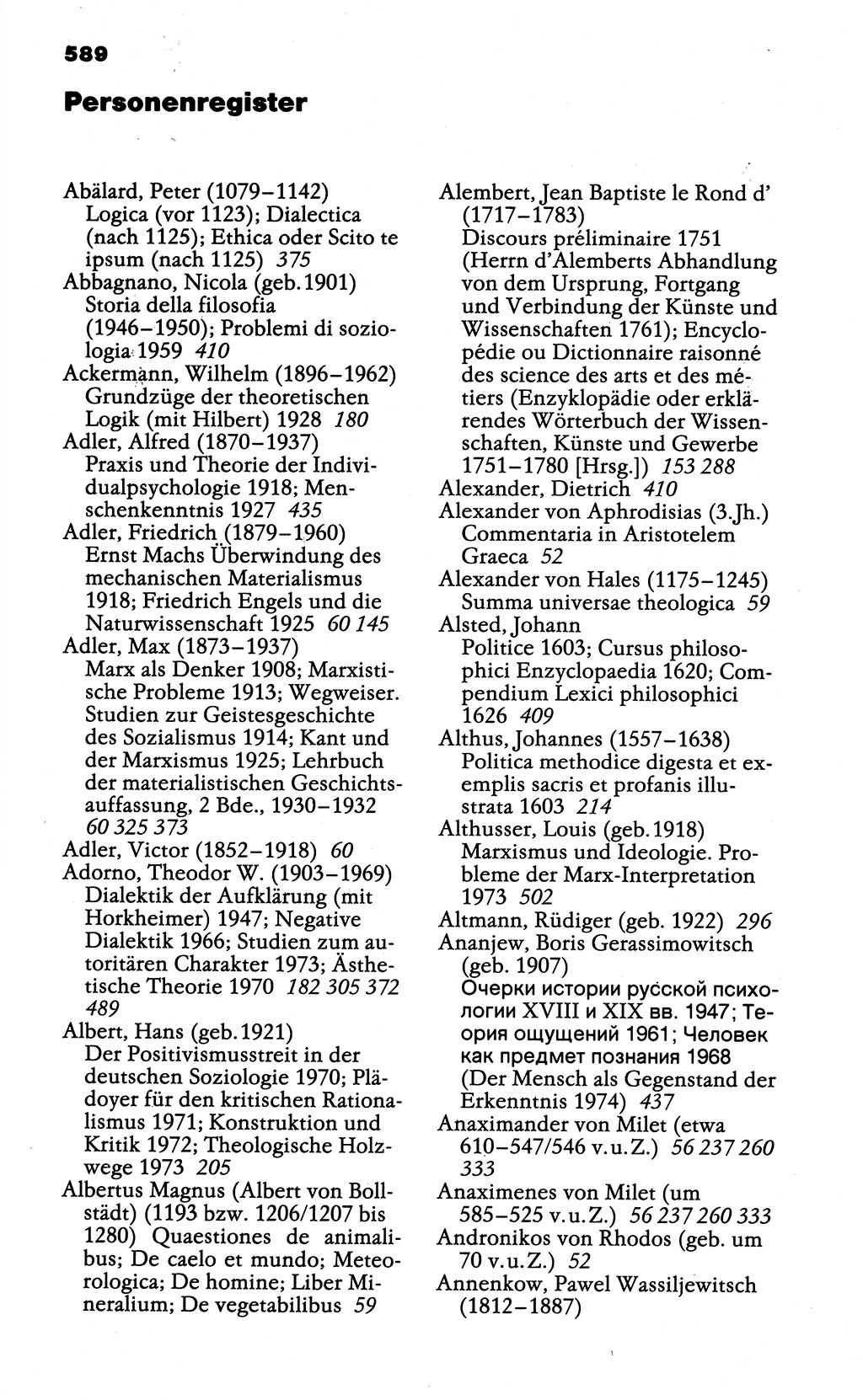 Wörterbuch der marxistisch-leninistischen Philosophie [Deutsche Demokratische Republik (DDR)] 1985, Seite 589 (Wb. ML Phil. DDR 1985, S. 589)