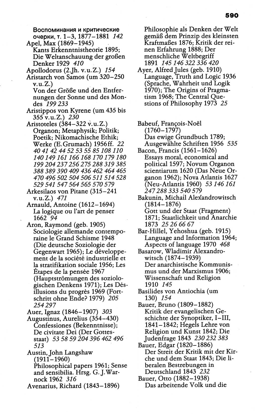 Wörterbuch der marxistisch-leninistischen Philosophie [Deutsche Demokratische Republik (DDR)] 1985, Seite 590 (Wb. ML Phil. DDR 1985, S. 590)