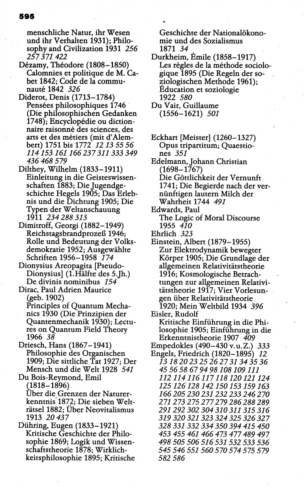 Wörterbuch der marxistisch-leninistischen Philosophie [Deutsche Demokratische Republik (DDR)] 1985, Seite 595 (Wb. ML Phil. DDR 1985, S. 595)