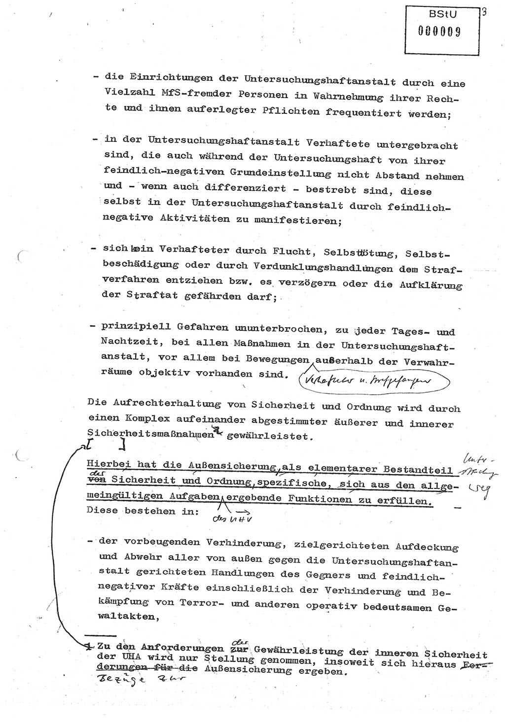 Diplomarbeit (Entwurf) Oberleutnant Peter Parke (Abt. ⅩⅣ), Ministerium für Staatssicherheit (MfS) [Deutsche Demokratische Republik (DDR)], Juristische Hochschule (JHS), Geheime Verschlußsache (GVS) o001-98/86, Potsdam 1986, Seite 9 (Dipl.-Arb. MfS DDR JHS GVS o001-98/86 1986, S. 9)