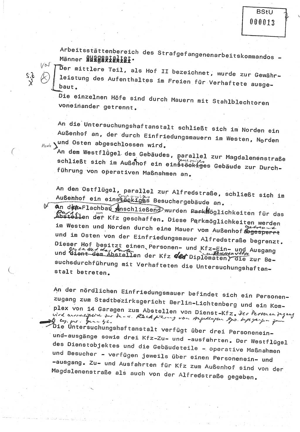 Diplomarbeit (Entwurf) Oberleutnant Peter Parke (Abt. ⅩⅣ), Ministerium für Staatssicherheit (MfS) [Deutsche Demokratische Republik (DDR)], Juristische Hochschule (JHS), Geheime Verschlußsache (GVS) o001-98/86, Potsdam 1986, Seite 13 (Dipl.-Arb. MfS DDR JHS GVS o001-98/86 1986, S. 13)