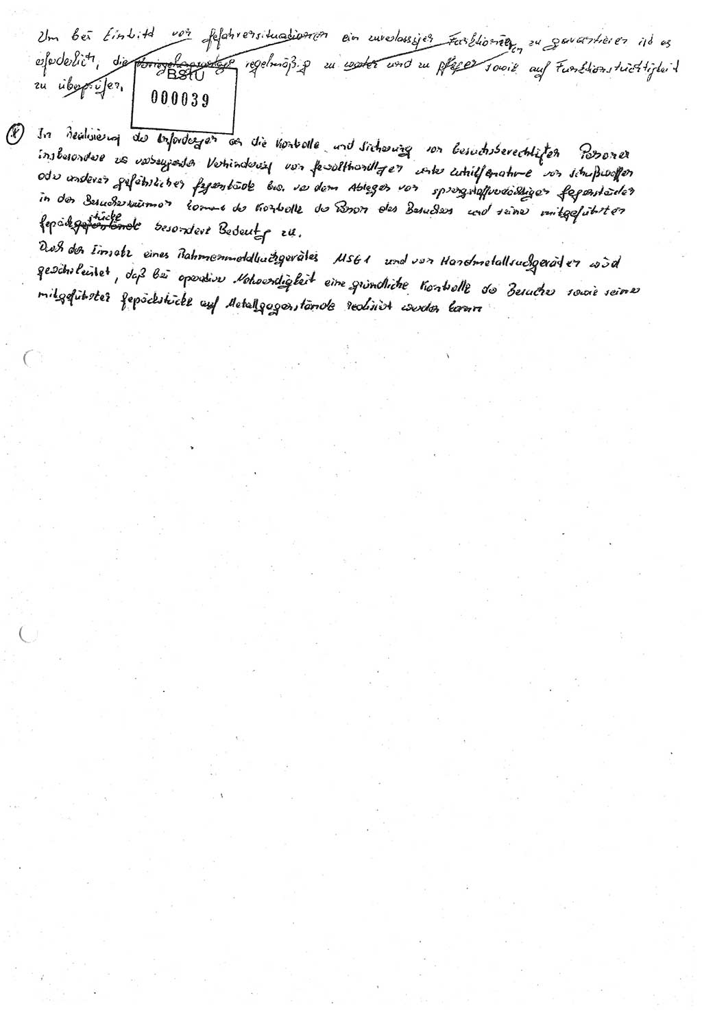 Diplomarbeit (Entwurf) Oberleutnant Peter Parke (Abt. ⅩⅣ), Ministerium für Staatssicherheit (MfS) [Deutsche Demokratische Republik (DDR)], Juristische Hochschule (JHS), Geheime Verschlußsache (GVS) o001-98/86, Potsdam 1986, Seite 39 (Dipl.-Arb. MfS DDR JHS GVS o001-98/86 1986, S. 39)