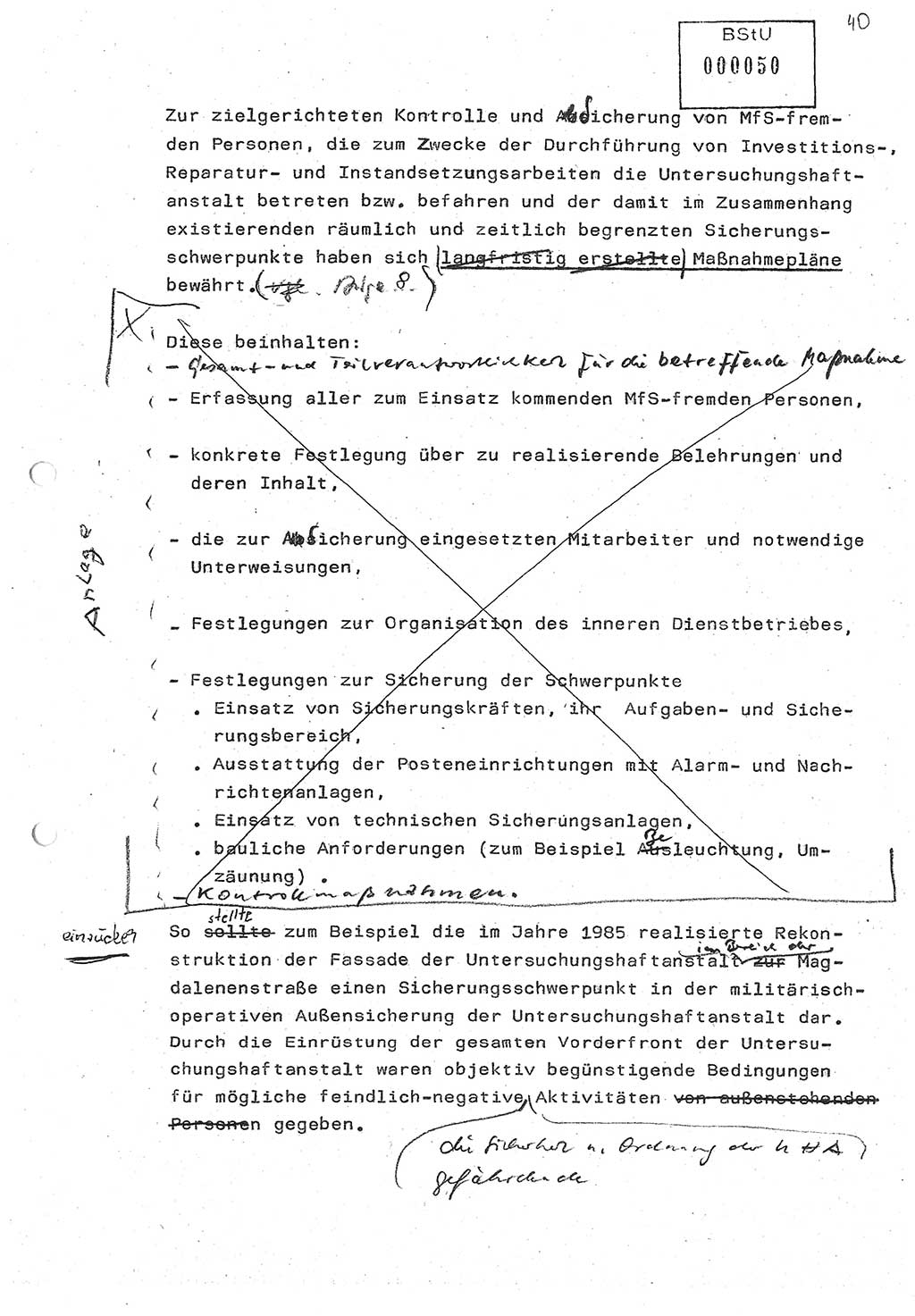 Diplomarbeit (Entwurf) Oberleutnant Peter Parke (Abt. ⅩⅣ), Ministerium für Staatssicherheit (MfS) [Deutsche Demokratische Republik (DDR)], Juristische Hochschule (JHS), Geheime Verschlußsache (GVS) o001-98/86, Potsdam 1986, Seite 50 (Dipl.-Arb. MfS DDR JHS GVS o001-98/86 1986, S. 50)