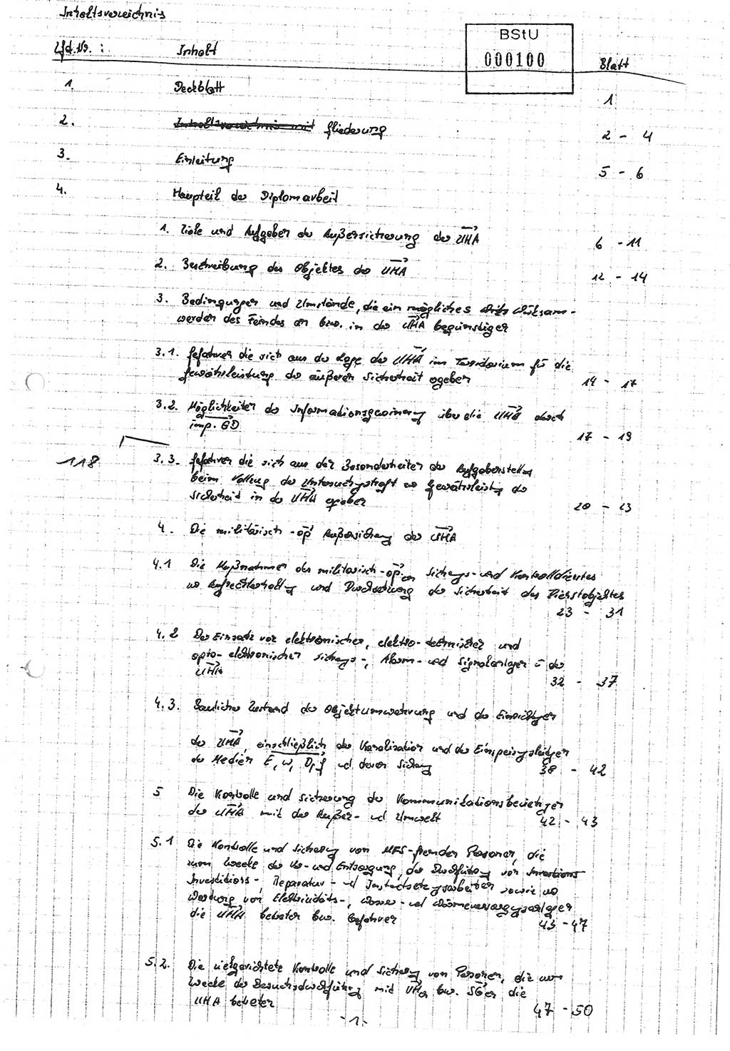 Diplomarbeit (Entwurf) Oberleutnant Peter Parke (Abt. ⅩⅣ), Ministerium für Staatssicherheit (MfS) [Deutsche Demokratische Republik (DDR)], Juristische Hochschule (JHS), Geheime Verschlußsache (GVS) o001-98/86, Potsdam 1986, Seite 100 (Dipl.-Arb. MfS DDR JHS GVS o001-98/86 1986, S. 100)
