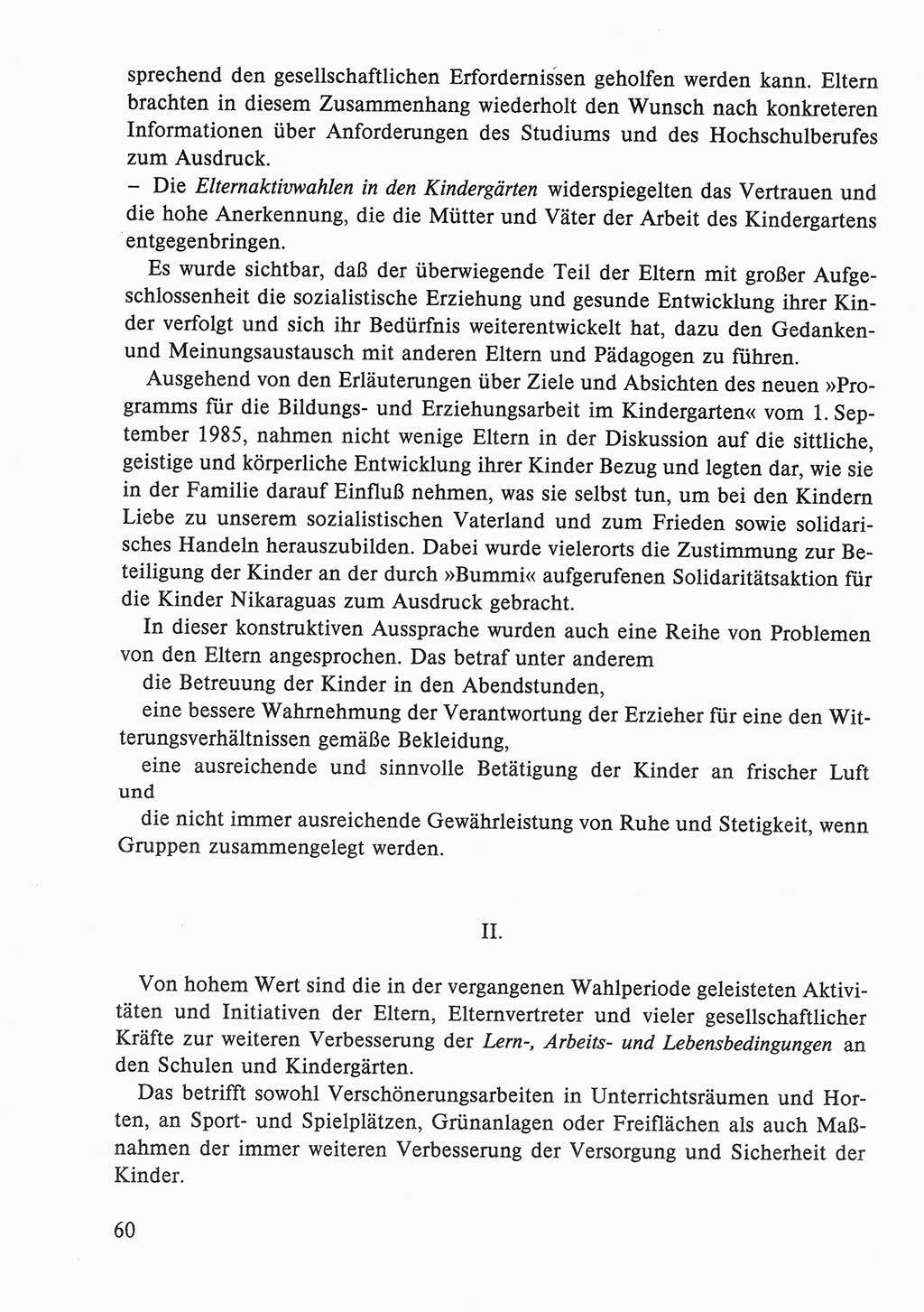 Dokumente der Sozialistischen Einheitspartei Deutschlands (SED) [Deutsche Demokratische Republik (DDR)] 1986-1987, Seite 60 (Dok. SED DDR 1986-1987, S. 60)
