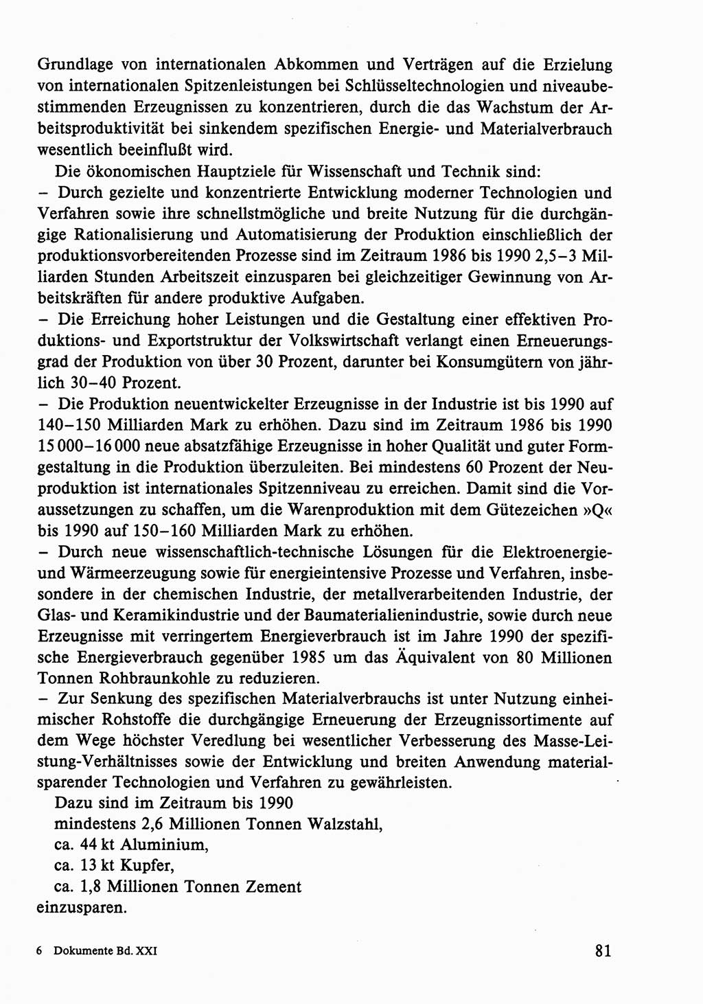 Dokumente der Sozialistischen Einheitspartei Deutschlands (SED) [Deutsche Demokratische Republik (DDR)] 1986-1987, Seite 81 (Dok. SED DDR 1986-1987, S. 81)