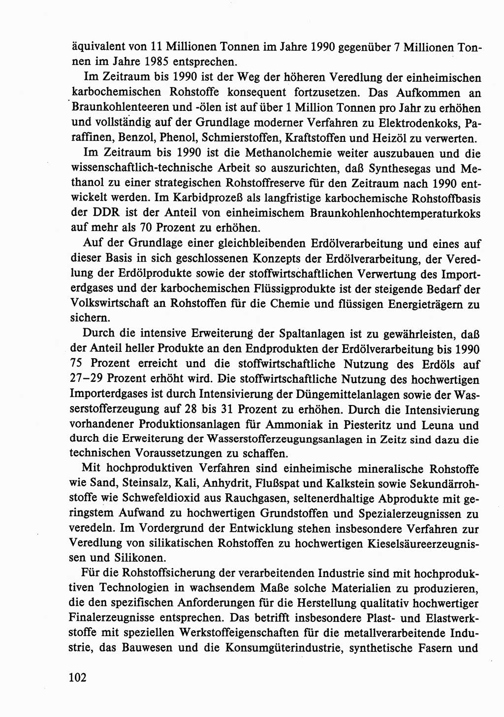 Dokumente der Sozialistischen Einheitspartei Deutschlands (SED) [Deutsche Demokratische Republik (DDR)] 1986-1987, Seite 102 (Dok. SED DDR 1986-1987, S. 102)