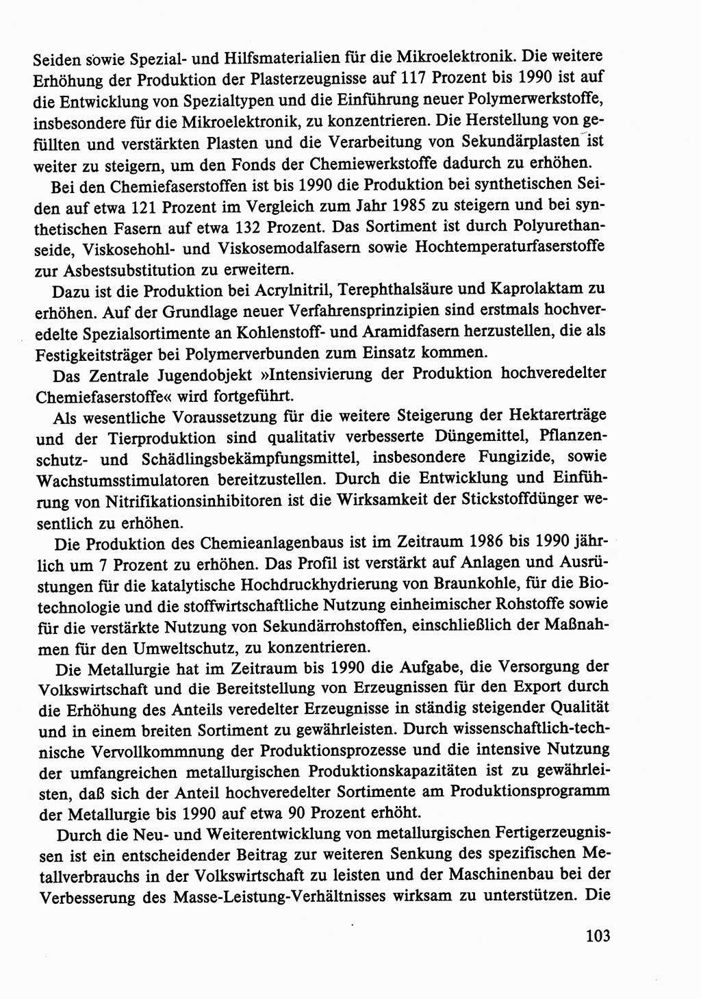 Dokumente der Sozialistischen Einheitspartei Deutschlands (SED) [Deutsche Demokratische Republik (DDR)] 1986-1987, Seite 103 (Dok. SED DDR 1986-1987, S. 103)