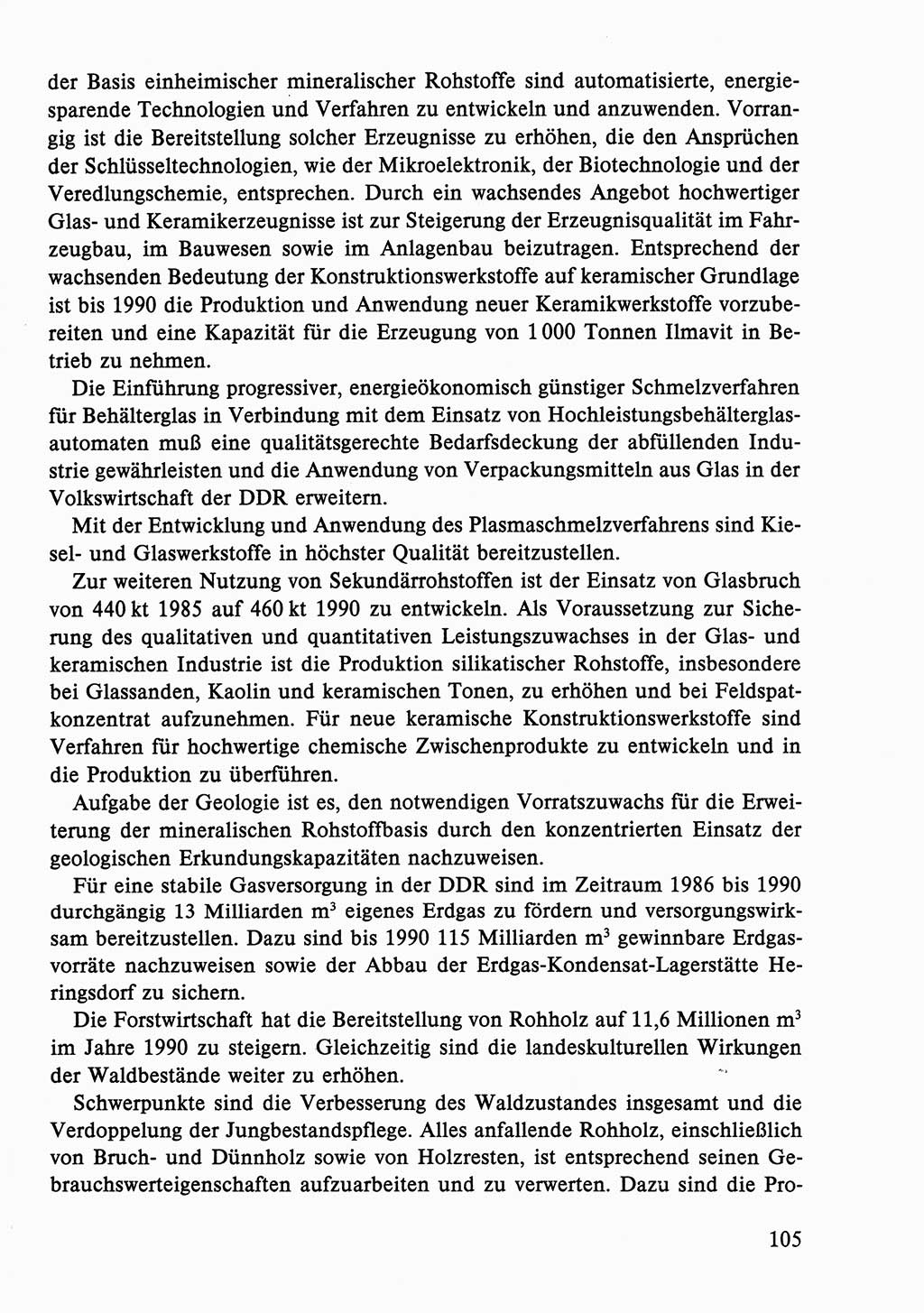 Dokumente der Sozialistischen Einheitspartei Deutschlands (SED) [Deutsche Demokratische Republik (DDR)] 1986-1987, Seite 105 (Dok. SED DDR 1986-1987, S. 105)