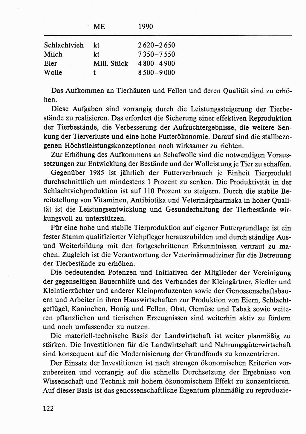 Dokumente der Sozialistischen Einheitspartei Deutschlands (SED) [Deutsche Demokratische Republik (DDR)] 1986-1987, Seite 122 (Dok. SED DDR 1986-1987, S. 122)