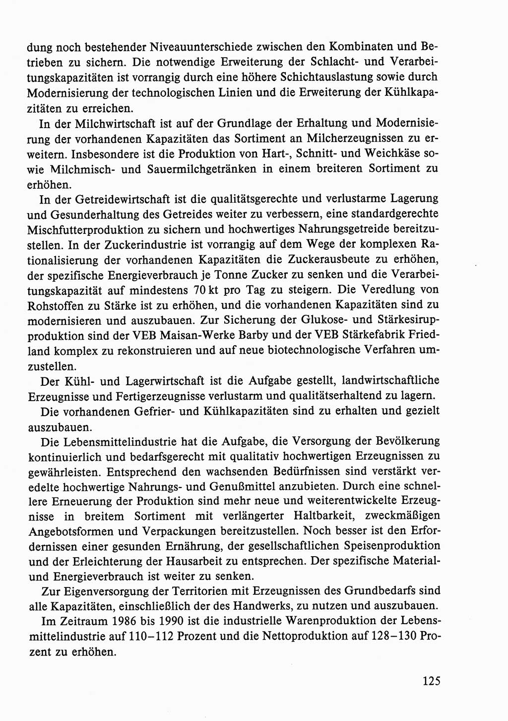 Dokumente der Sozialistischen Einheitspartei Deutschlands (SED) [Deutsche Demokratische Republik (DDR)] 1986-1987, Seite 125 (Dok. SED DDR 1986-1987, S. 125)