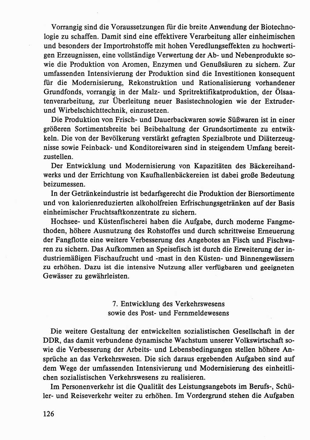 Dokumente der Sozialistischen Einheitspartei Deutschlands (SED) [Deutsche Demokratische Republik (DDR)] 1986-1987, Seite 126 (Dok. SED DDR 1986-1987, S. 126)