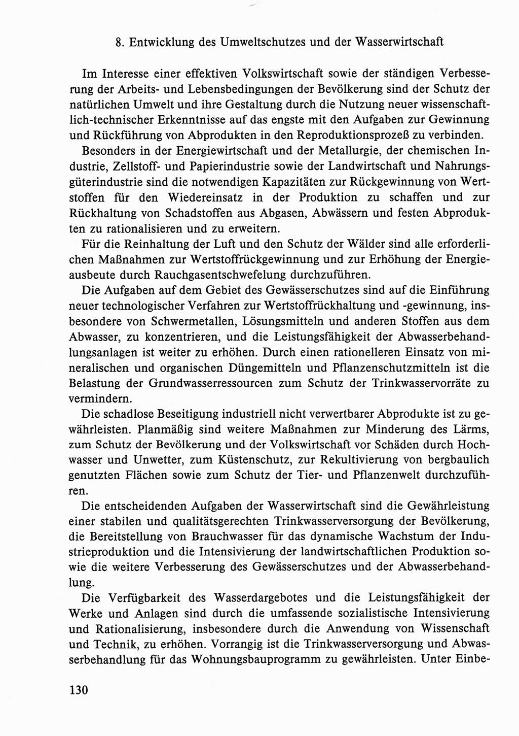 Dokumente der Sozialistischen Einheitspartei Deutschlands (SED) [Deutsche Demokratische Republik (DDR)] 1986-1987, Seite 130 (Dok. SED DDR 1986-1987, S. 130)
