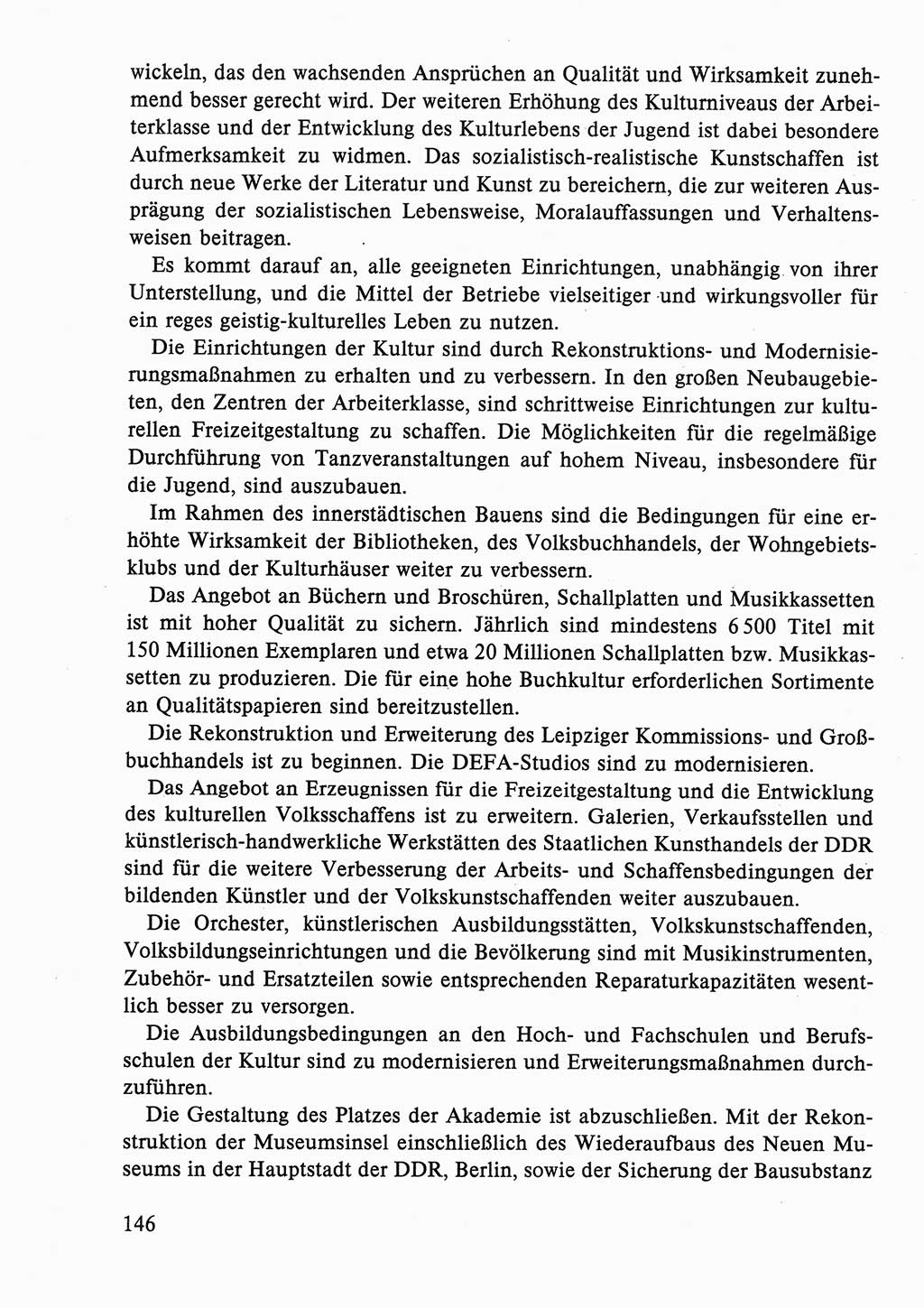 Dokumente der Sozialistischen Einheitspartei Deutschlands (SED) [Deutsche Demokratische Republik (DDR)] 1986-1987, Seite 146 (Dok. SED DDR 1986-1987, S. 146)