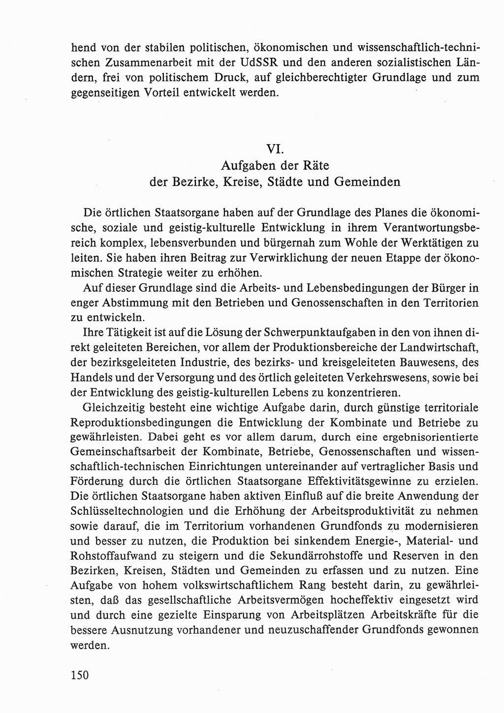 Dokumente der Sozialistischen Einheitspartei Deutschlands (SED) [Deutsche Demokratische Republik (DDR)] 1986-1987, Seite 150 (Dok. SED DDR 1986-1987, S. 150)