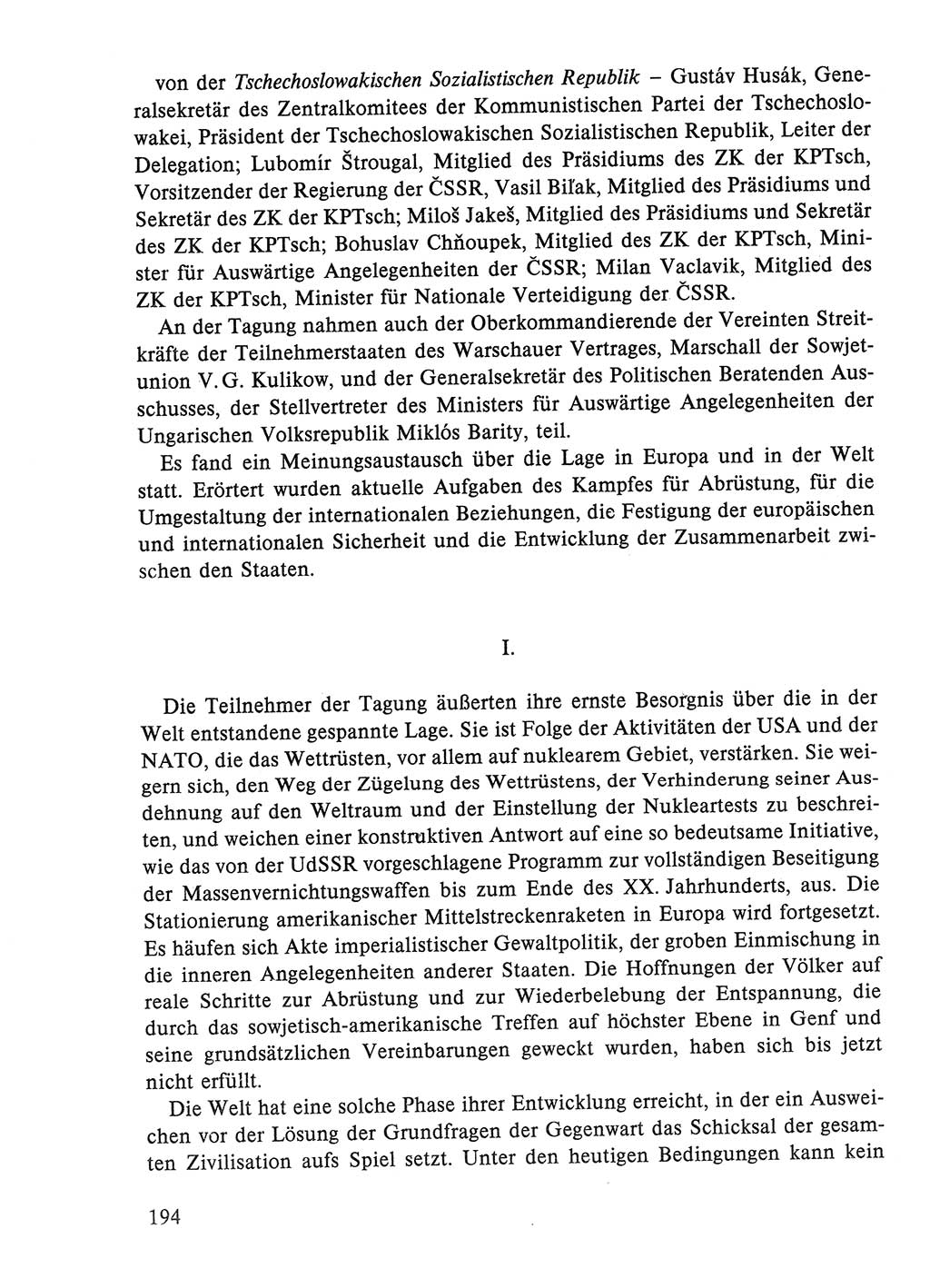 Dokumente der Sozialistischen Einheitspartei Deutschlands (SED) [Deutsche Demokratische Republik (DDR)] 1986-1987, Seite 194 (Dok. SED DDR 1986-1987, S. 194)