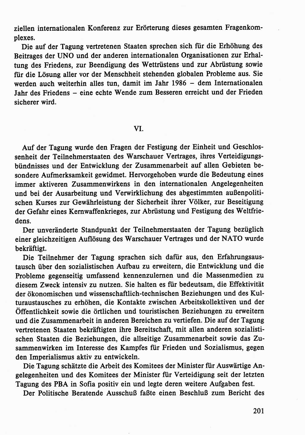 Dokumente der Sozialistischen Einheitspartei Deutschlands (SED) [Deutsche Demokratische Republik (DDR)] 1986-1987, Seite 201 (Dok. SED DDR 1986-1987, S. 201)
