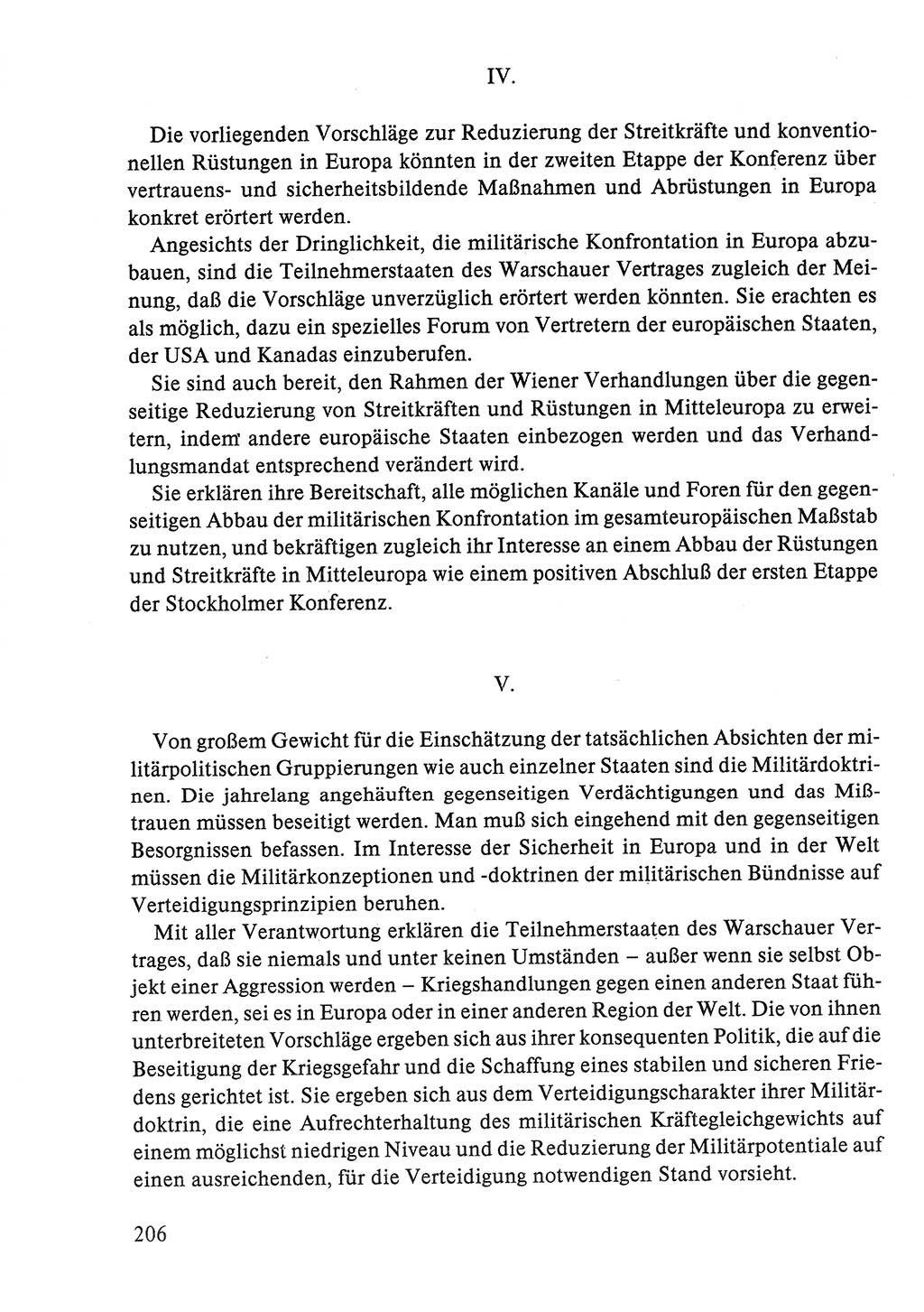 Dokumente der Sozialistischen Einheitspartei Deutschlands (SED) [Deutsche Demokratische Republik (DDR)] 1986-1987, Seite 206 (Dok. SED DDR 1986-1987, S. 206)