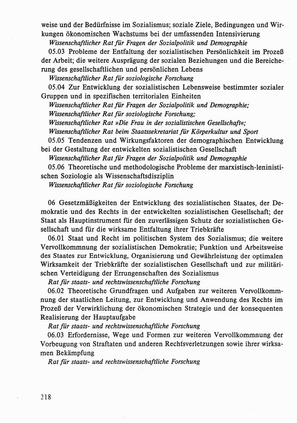 Dokumente der Sozialistischen Einheitspartei Deutschlands (SED) [Deutsche Demokratische Republik (DDR)] 1986-1987, Seite 218 (Dok. SED DDR 1986-1987, S. 218)