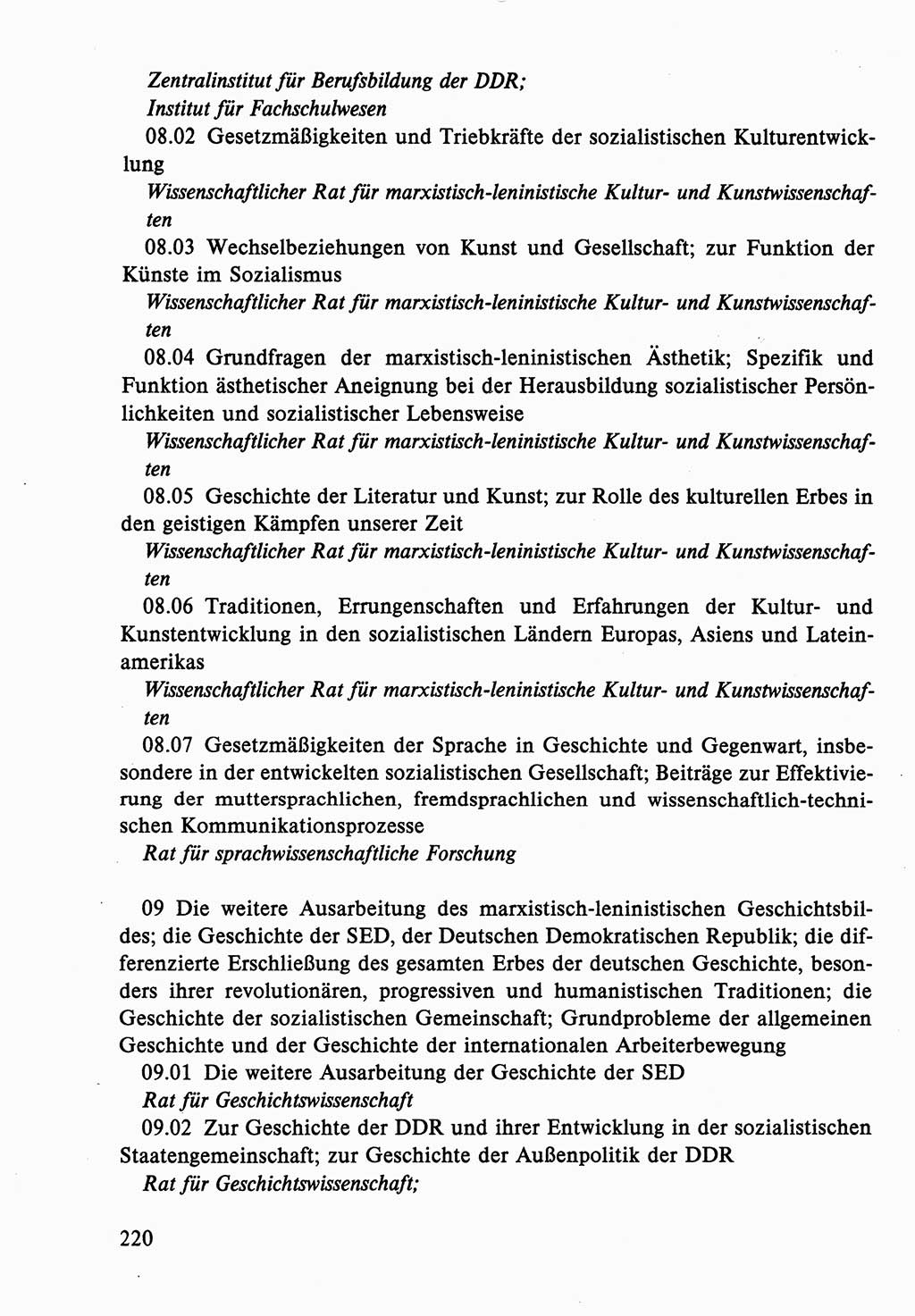 Dokumente der Sozialistischen Einheitspartei Deutschlands (SED) [Deutsche Demokratische Republik (DDR)] 1986-1987, Seite 220 (Dok. SED DDR 1986-1987, S. 220)