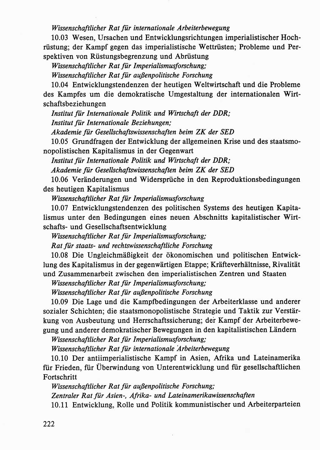 Dokumente der Sozialistischen Einheitspartei Deutschlands (SED) [Deutsche Demokratische Republik (DDR)] 1986-1987, Seite 222 (Dok. SED DDR 1986-1987, S. 222)