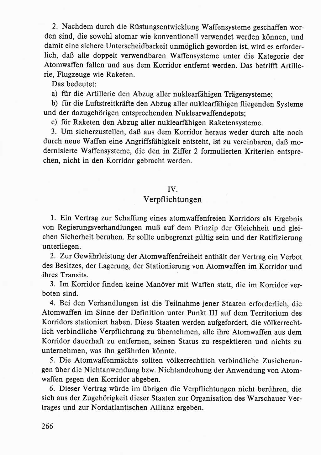 Dokumente der Sozialistischen Einheitspartei Deutschlands (SED) [Deutsche Demokratische Republik (DDR)] 1986-1987, Seite 266 (Dok. SED DDR 1986-1987, S. 266)