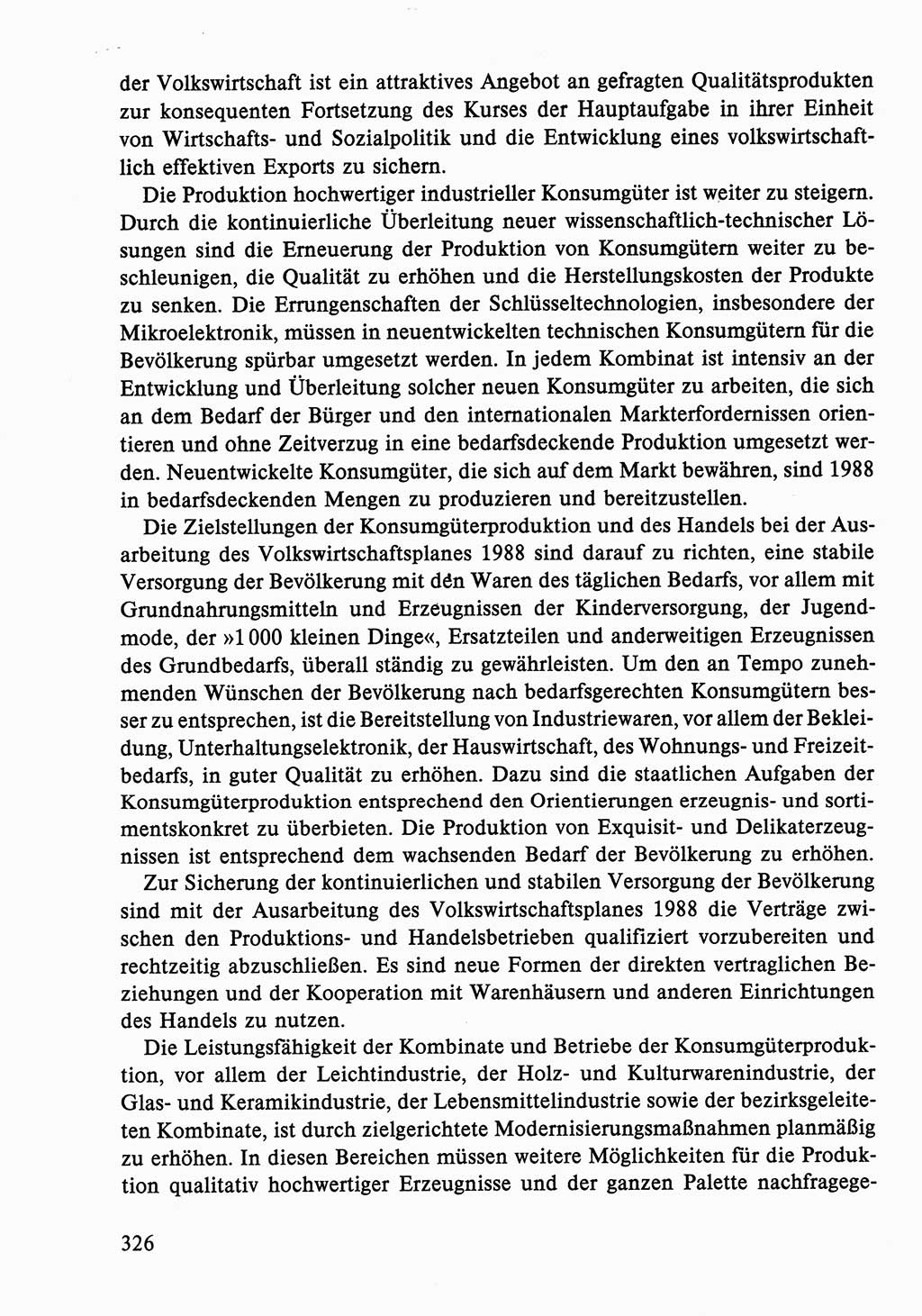 Dokumente der Sozialistischen Einheitspartei Deutschlands (SED) [Deutsche Demokratische Republik (DDR)] 1986-1987, Seite 326 (Dok. SED DDR 1986-1987, S. 326)