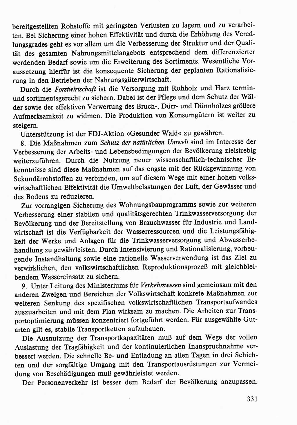 Dokumente der Sozialistischen Einheitspartei Deutschlands (SED) [Deutsche Demokratische Republik (DDR)] 1986-1987, Seite 331 (Dok. SED DDR 1986-1987, S. 331)