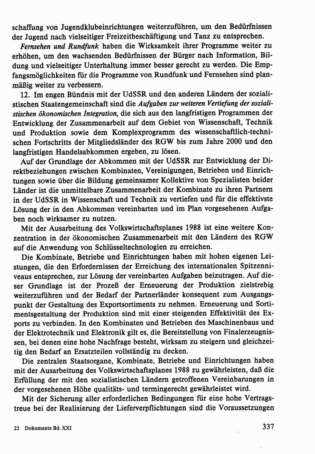 Dokumente der Sozialistischen Einheitspartei Deutschlands (SED) [Deutsche Demokratische Republik (DDR)] 1986-1987, Seite 337 (Dok. SED DDR 1986-1987, S. 337)