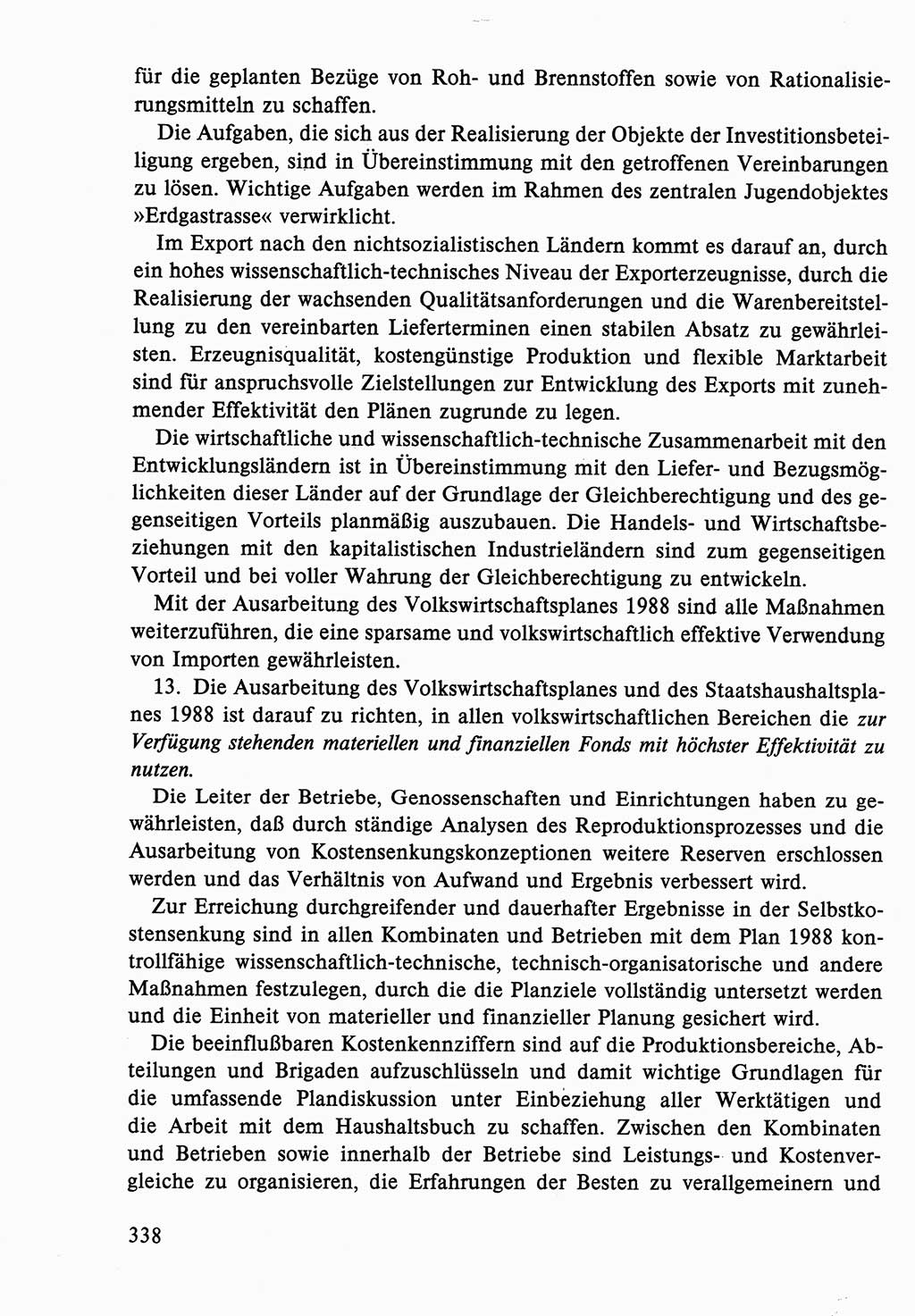 Dokumente der Sozialistischen Einheitspartei Deutschlands (SED) [Deutsche Demokratische Republik (DDR)] 1986-1987, Seite 338 (Dok. SED DDR 1986-1987, S. 338)