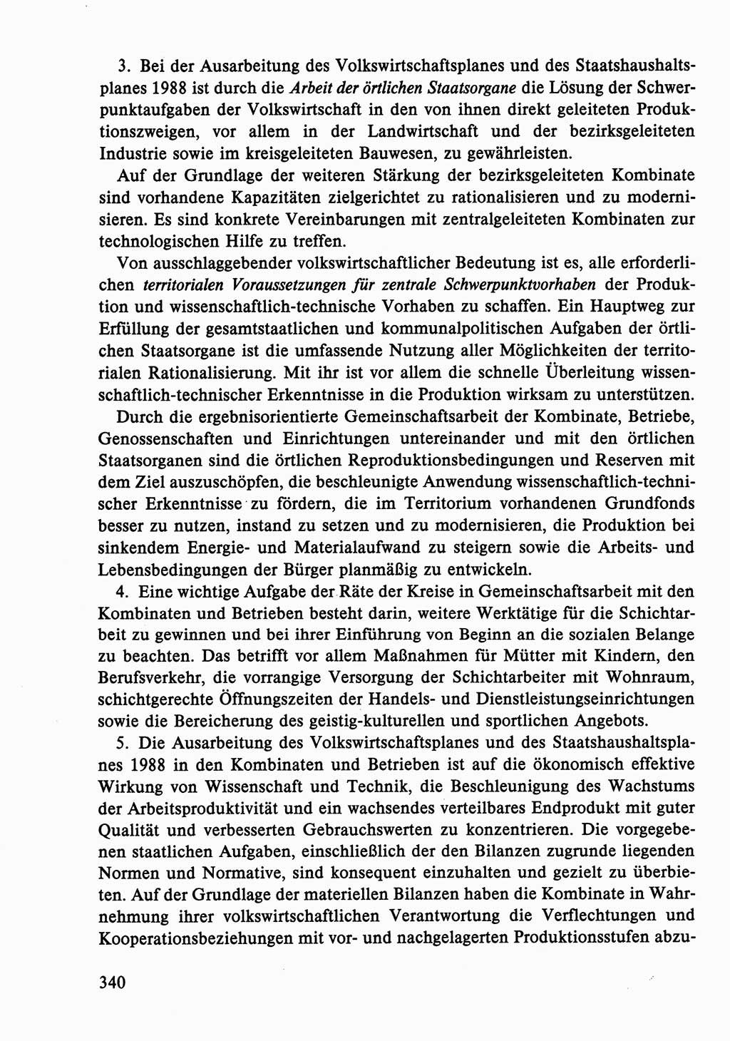 Dokumente der Sozialistischen Einheitspartei Deutschlands (SED) [Deutsche Demokratische Republik (DDR)] 1986-1987, Seite 340 (Dok. SED DDR 1986-1987, S. 340)