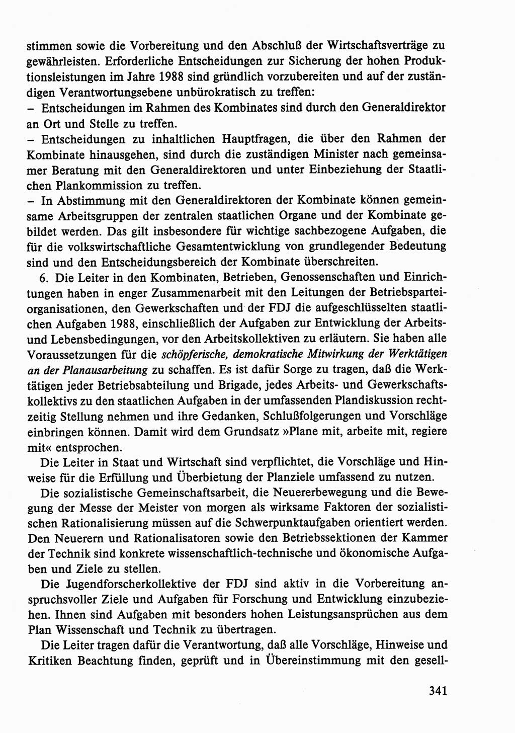 Dokumente der Sozialistischen Einheitspartei Deutschlands (SED) [Deutsche Demokratische Republik (DDR)] 1986-1987, Seite 341 (Dok. SED DDR 1986-1987, S. 341)