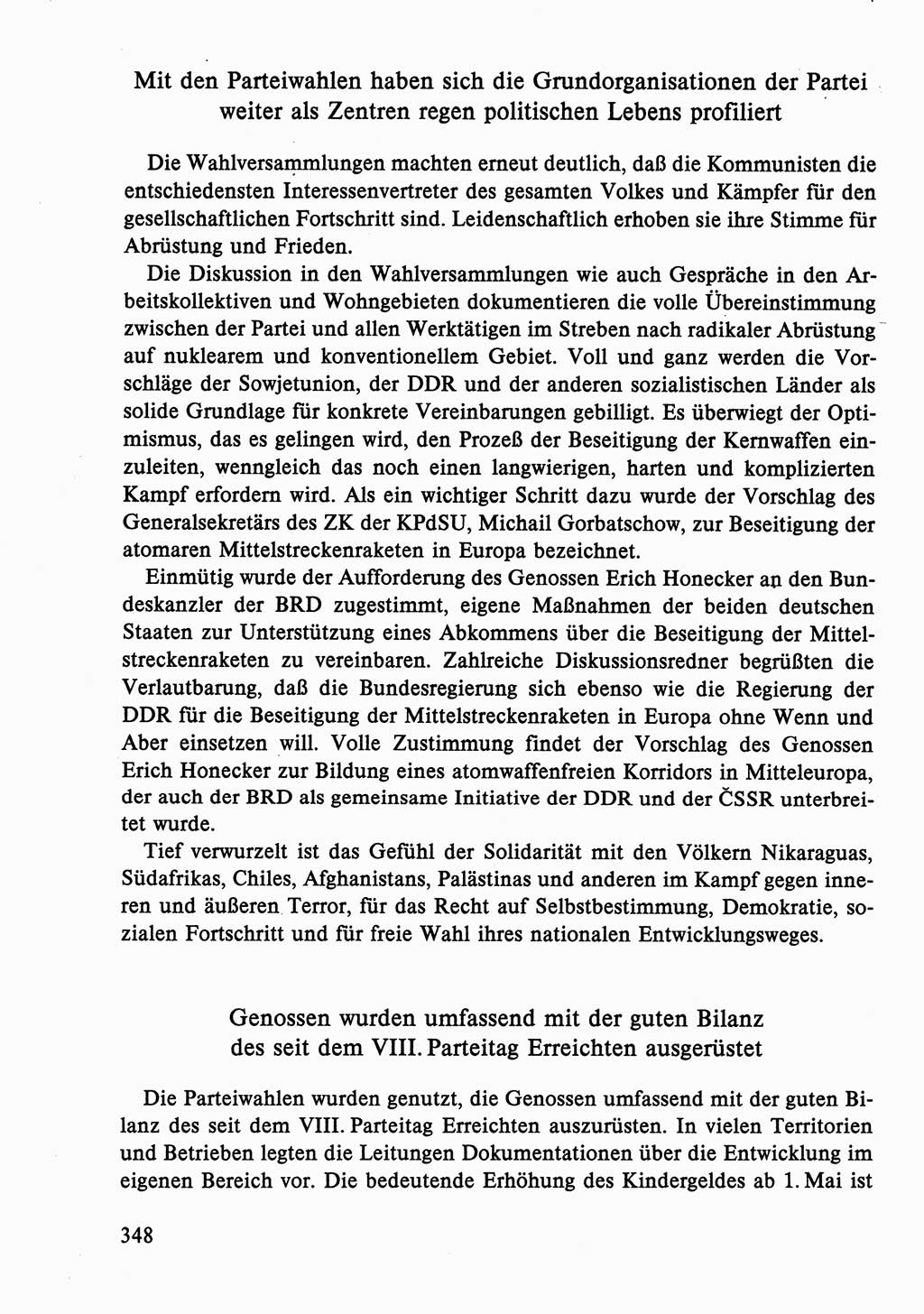 Dokumente der Sozialistischen Einheitspartei Deutschlands (SED) [Deutsche Demokratische Republik (DDR)] 1986-1987, Seite 348 (Dok. SED DDR 1986-1987, S. 348)
