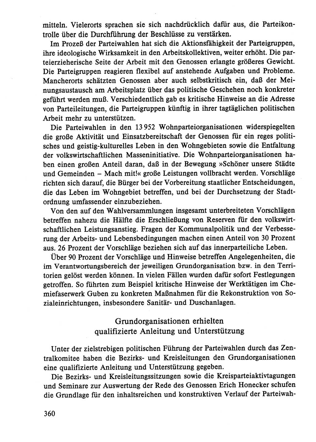 Dokumente der Sozialistischen Einheitspartei Deutschlands (SED) [Deutsche Demokratische Republik (DDR)] 1986-1987, Seite 360 (Dok. SED DDR 1986-1987, S. 360)