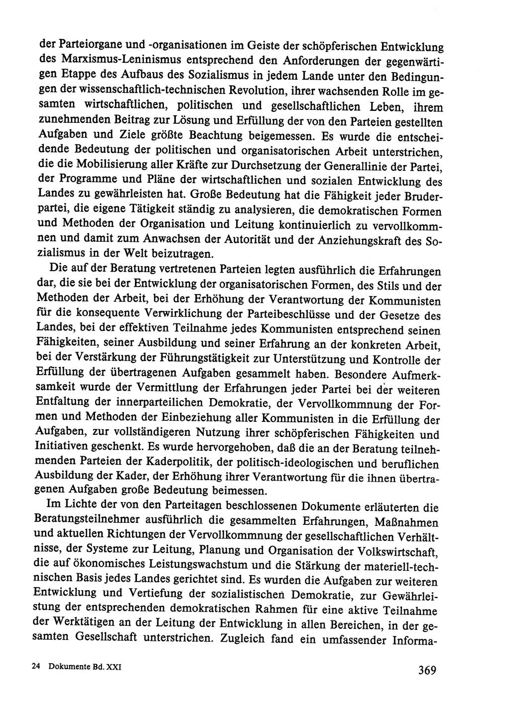Dokumente der Sozialistischen Einheitspartei Deutschlands (SED) [Deutsche Demokratische Republik (DDR)] 1986-1987, Seite 369 (Dok. SED DDR 1986-1987, S. 369)