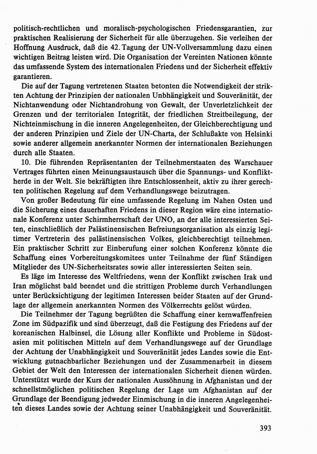 Dokumente der Sozialistischen Einheitspartei Deutschlands (SED) [Deutsche Demokratische Republik (DDR)] 1986-1987, Seite 393 (Dok. SED DDR 1986-1987, S. 393)