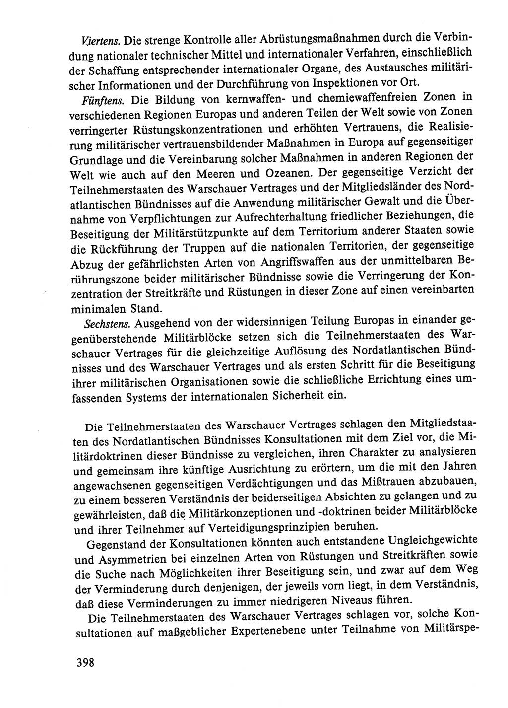 Dokumente der Sozialistischen Einheitspartei Deutschlands (SED) [Deutsche Demokratische Republik (DDR)] 1986-1987, Seite 398 (Dok. SED DDR 1986-1987, S. 398)
