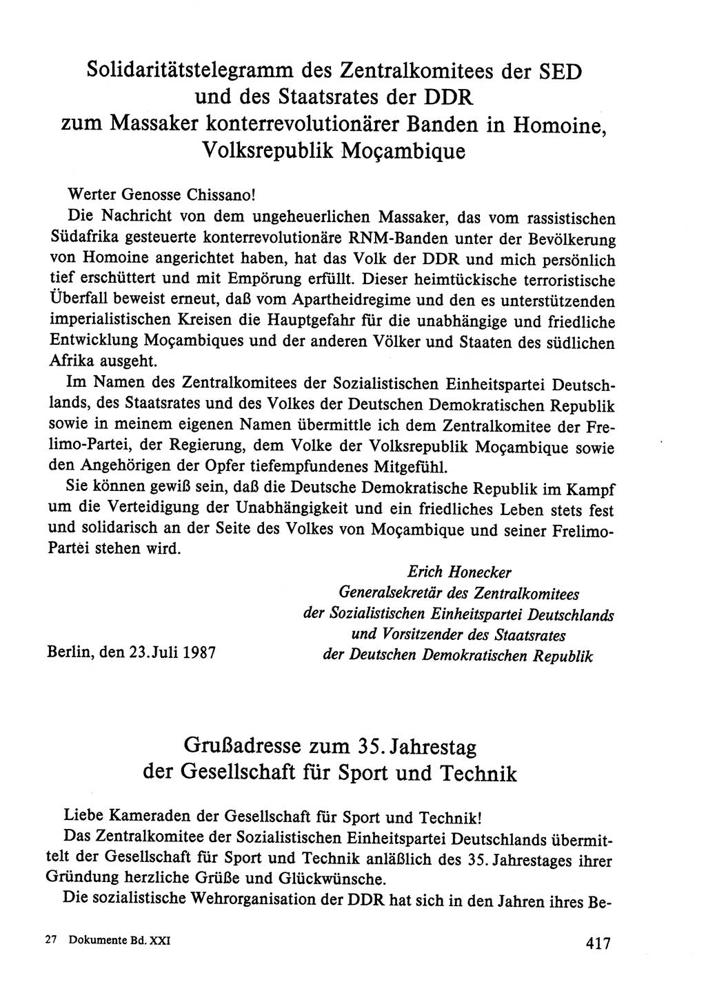 Dokumente der Sozialistischen Einheitspartei Deutschlands (SED) [Deutsche Demokratische Republik (DDR)] 1986-1987, Seite 417 (Dok. SED DDR 1986-1987, S. 417)