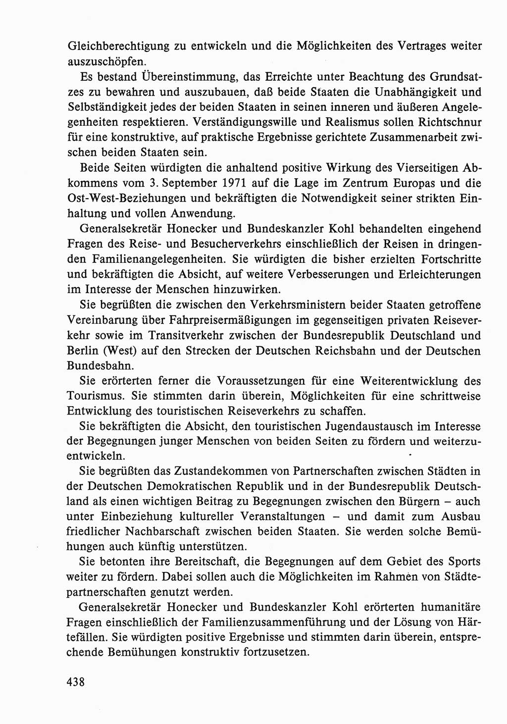 Dokumente der Sozialistischen Einheitspartei Deutschlands (SED) [Deutsche Demokratische Republik (DDR)] 1986-1987, Seite 438 (Dok. SED DDR 1986-1987, S. 438)