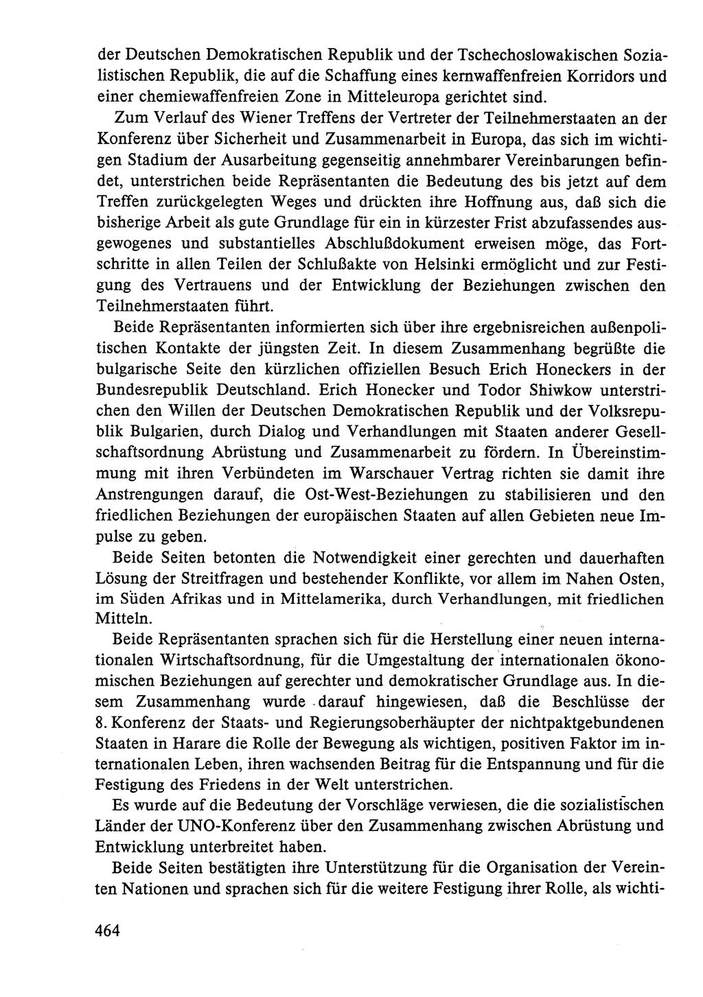 Dokumente der Sozialistischen Einheitspartei Deutschlands (SED) [Deutsche Demokratische Republik (DDR)] 1986-1987, Seite 464 (Dok. SED DDR 1986-1987, S. 464)