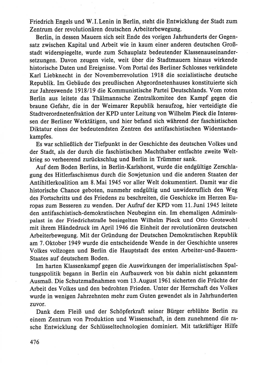 Dokumente der Sozialistischen Einheitspartei Deutschlands (SED) [Deutsche Demokratische Republik (DDR)] 1986-1987, Seite 476 (Dok. SED DDR 1986-1987, S. 476)
