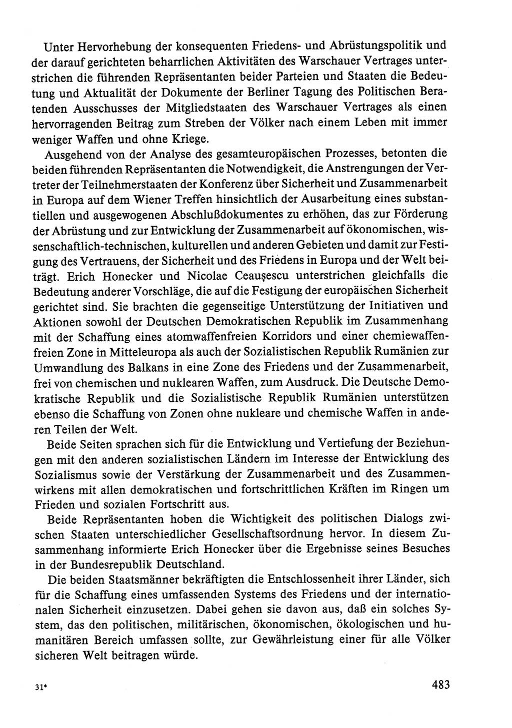 Dokumente der Sozialistischen Einheitspartei Deutschlands (SED) [Deutsche Demokratische Republik (DDR)] 1986-1987, Seite 483 (Dok. SED DDR 1986-1987, S. 483)