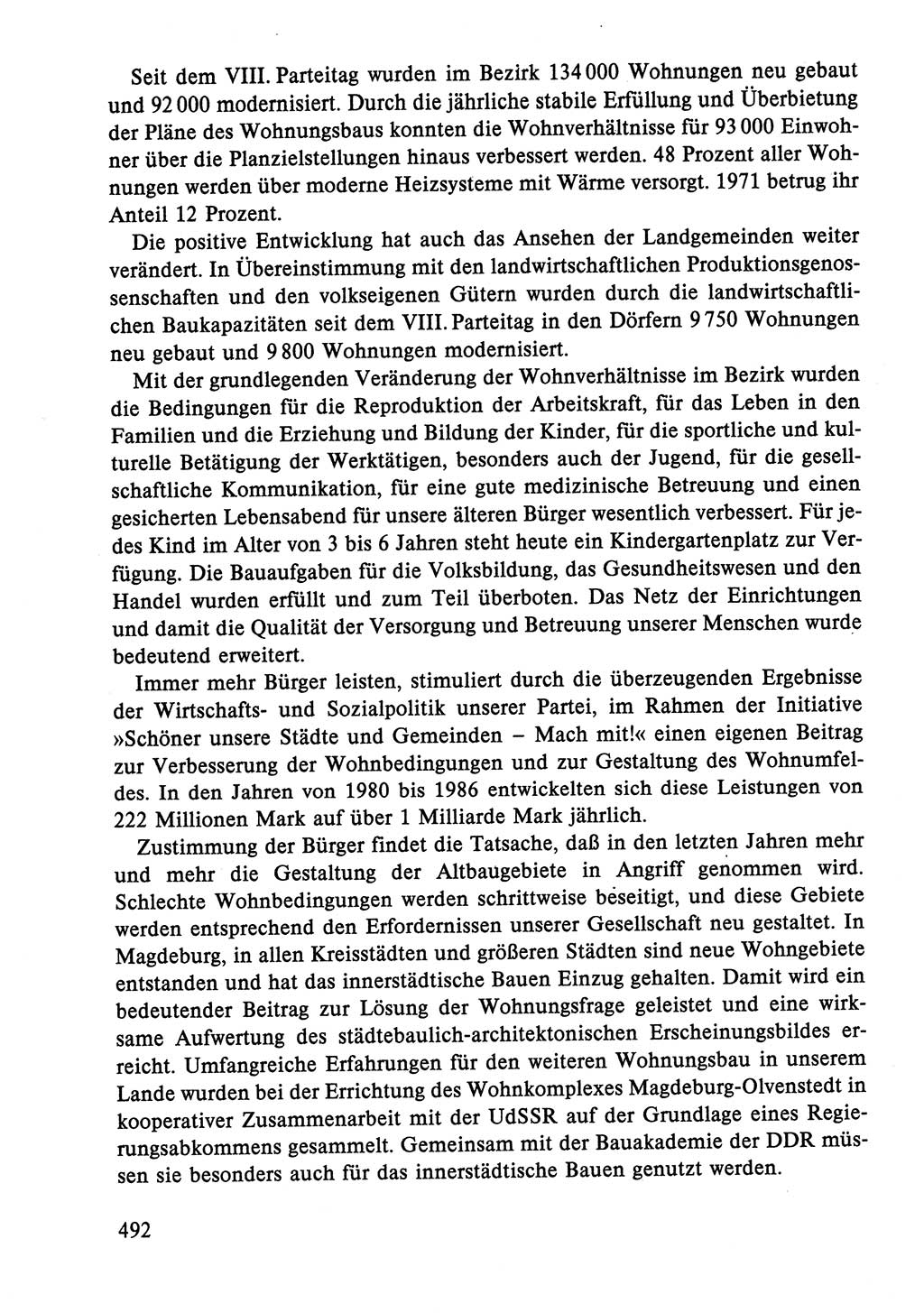 Dokumente der Sozialistischen Einheitspartei Deutschlands (SED) [Deutsche Demokratische Republik (DDR)] 1986-1987, Seite 492 (Dok. SED DDR 1986-1987, S. 492)